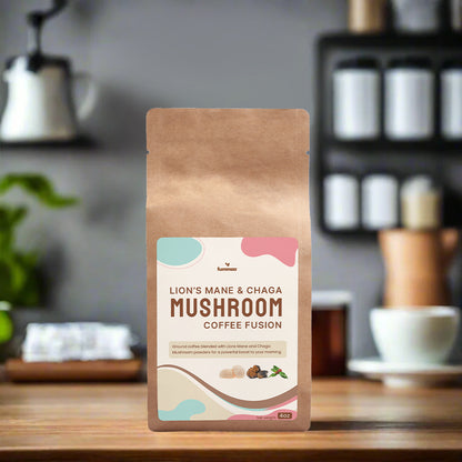 Mushroom Coffee Fusion - Lion’s Mane & Chaga 4oz