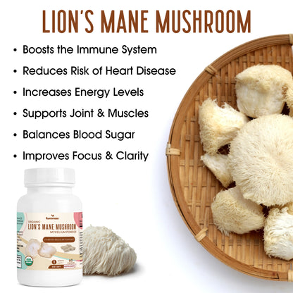 Lions Mane Mushroom(Capsules)