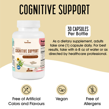 Congitive Support 30 Capsules per Bottle | Fummaa™