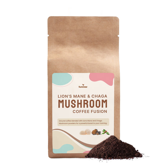 Mushroom Coffee Fusion - Lion’s Mane & Chaga 4oz