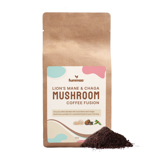 Mushroom Coffee Fusion - Lion’s Mane & Chaga 4oz