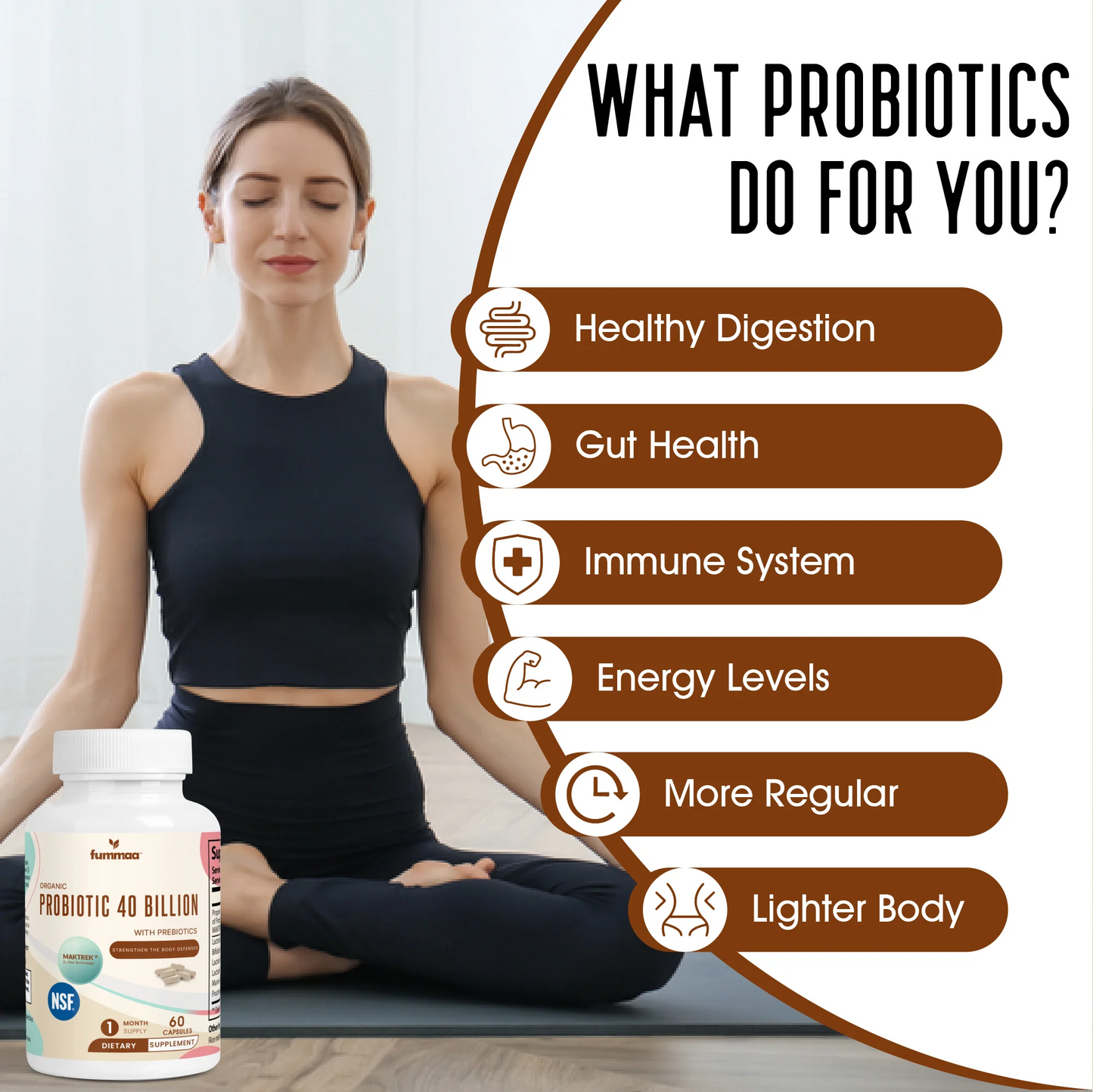 Probiotic 40 Billion with Prebiotics